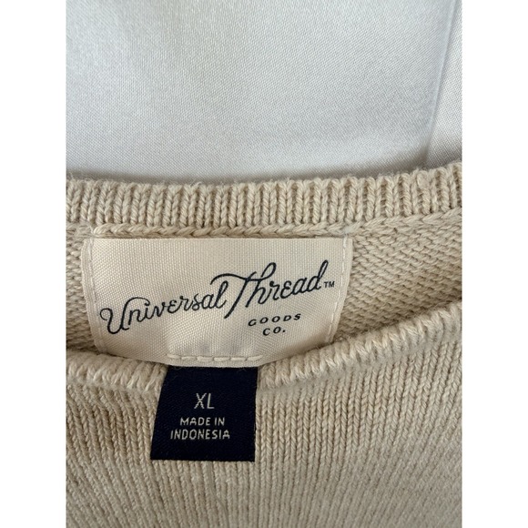 NWT‎ Universal Thread Sweater Tank Maxi Dress Tan Crochet Hem Size XL - Picture 6 of 13